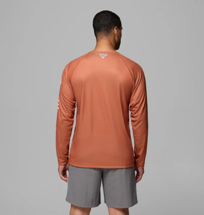 Camisa de manga larga para hombre PFG Terminal Tackle™ Heather – Texas Camisa de manga larga para hombre PFG Terminal Tackle™ Heather – Texas