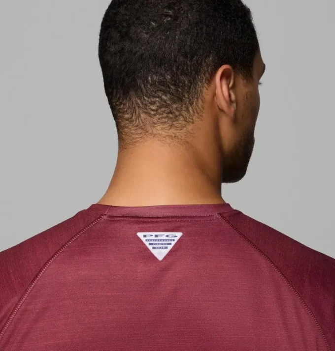 Camisa de manga larga para hombre PFG Terminal Tackle™ Heather – Texas A&M Camisa de manga larga para hombre PFG Terminal Tackle™ Heather – Texas A&M