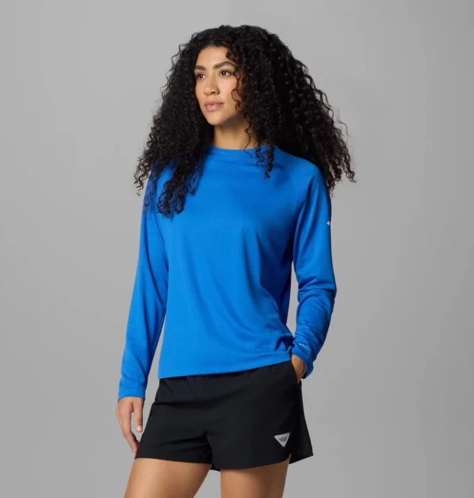 Camisa de manga larga PFG Solar Stream™ para mujer