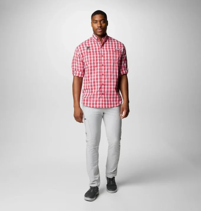 Camisa de manga larga PFG Super Tamiami™ para hombre – Atlanta Falcons