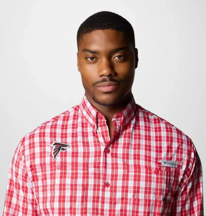 Camisa de manga larga PFG Super Tamiami™ para hombre – Atlanta Falcons