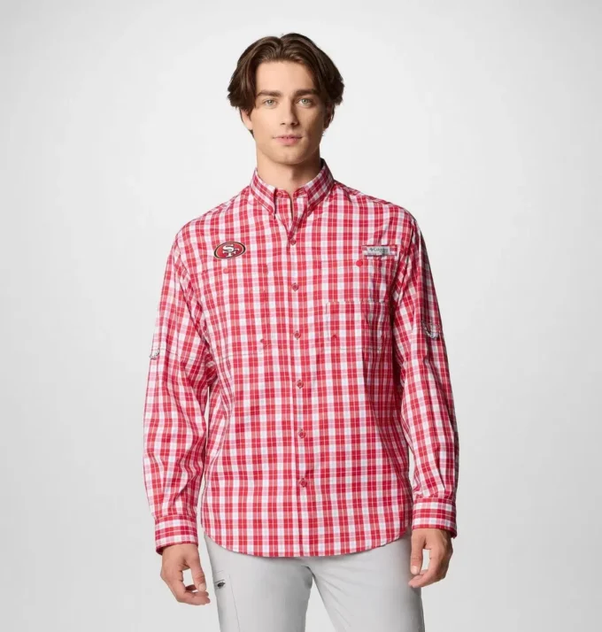 Camisa de manga larga PFG Super Tamiami™ para hombre – San Francisco 49ers