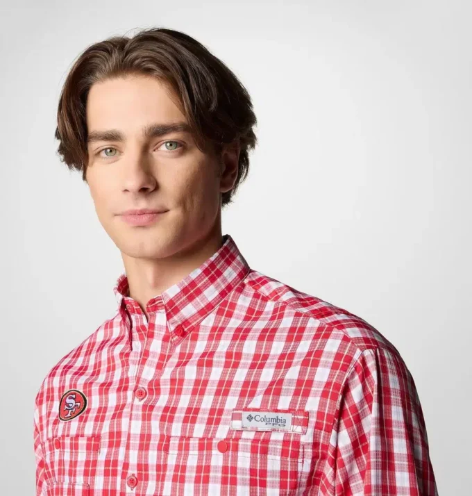 Camisa de manga larga PFG Super Tamiami™ para hombre – San Francisco 49ers