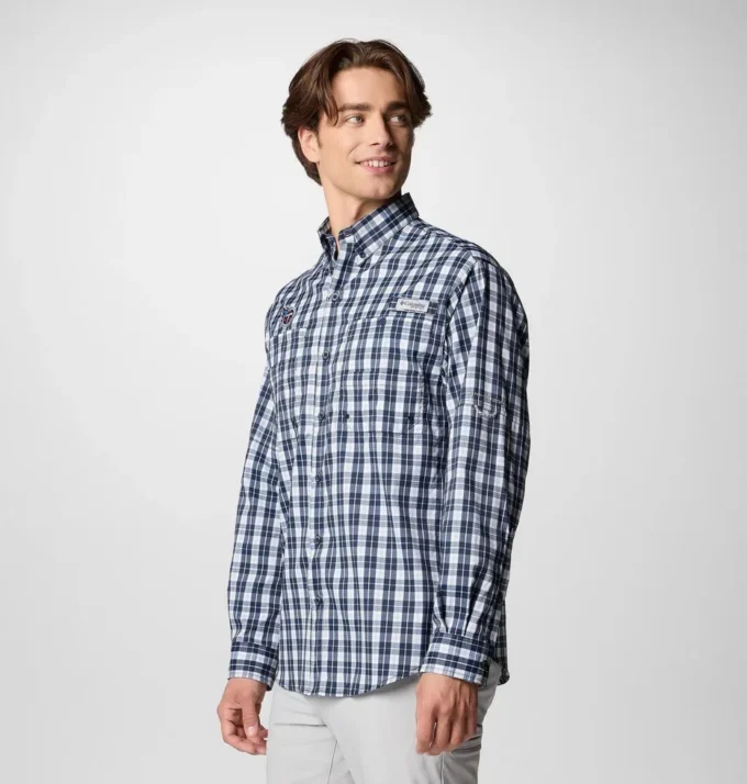 Camisa de manga larga PFG Super Tamiami™ para hombre – Tennessee Titans