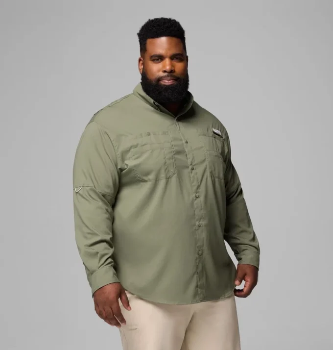Camisa de manga larga PFG Tamiami™ II para hombre – Talla grande