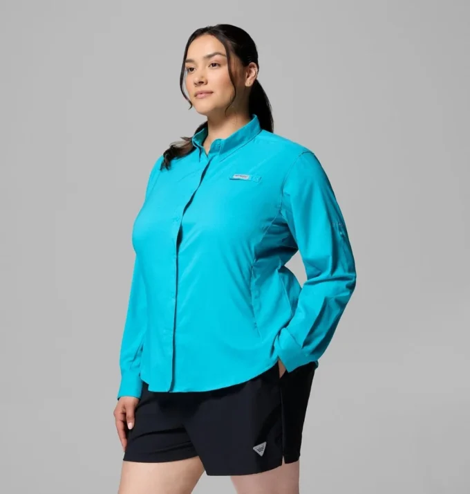 Camisa de manga larga PFG Tamiami™ II para mujer – Tallas grandes Camisa de manga larga PFG Tamiami™ II para mujer – Tallas grandes