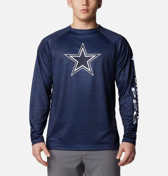 Camisa de manga larga PFG Terminal Tackle™ Heather para hombre – Dallas
