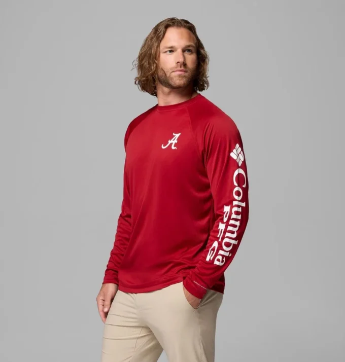 Camisa de manga larga PFG Terminal Tackle™ para hombre, color alabama