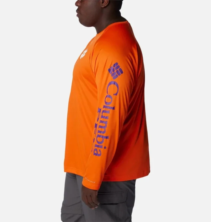 Camisa de manga larga PFG Terminal Tackle™ para hombre, talla grande, Clemson Camisa de manga larga PFG Terminal Tackle™ para hombre, talla grande, Clemson