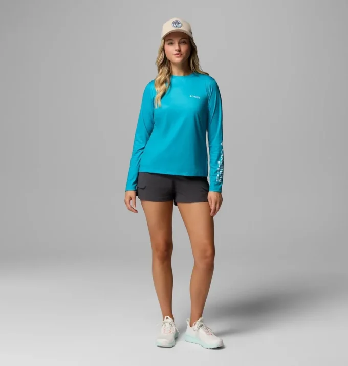 Camisa de manga larga PFG Tidal Tee™ Original Chill para mujer