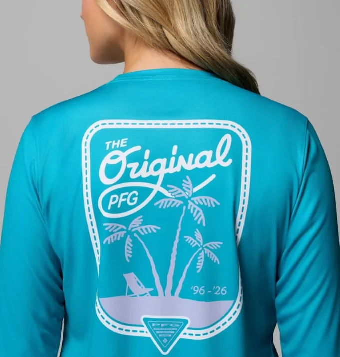 Camisa de manga larga PFG Tidal Tee™ Original Chill para mujer