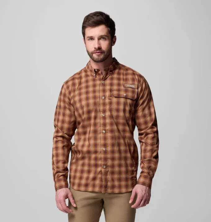 Camisa de manga larga teñida con hilo Sharptail™ para hombre Camisa de manga larga teñida con hilo Sharptail™ para hombre