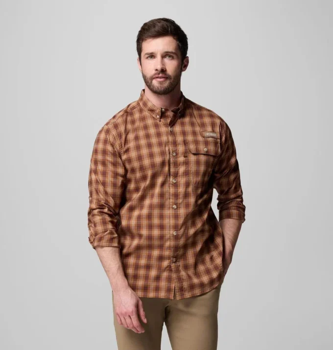 Camisa de manga larga teñida con hilo Sharptail™ para hombre Camisa de manga larga teñida con hilo Sharptail™ para hombre