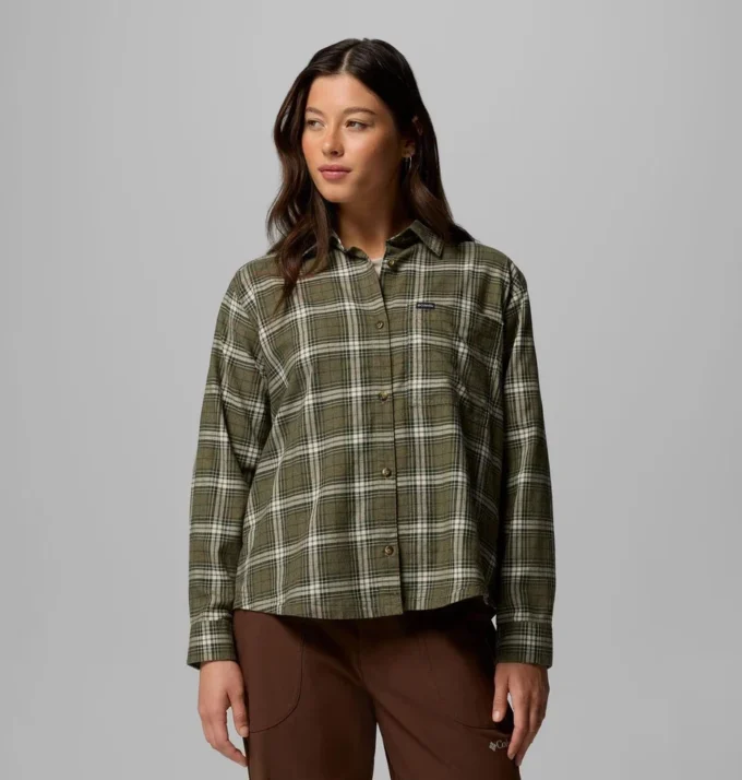 Camisa de manga larga tejida Blue Point Creek™ para mujer Camisa de manga larga tejida Blue Point Creek™ para mujer