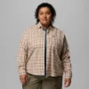 Camisa de manga larga tejida Blue Point Creek™ para mujer – Tallas grandes Camisa de manga larga tejida Blue Point Creek™ para mujer – Tallas grandes