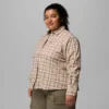 Camisa de manga larga tejida Blue Point Creek™ para mujer – Tallas grandes Camisa de manga larga tejida Blue Point Creek™ para mujer – Tallas grandes