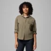 Camisa de manga larga tejida Granite Point™ para mujer