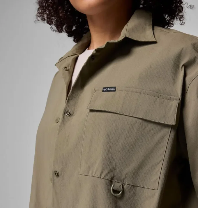 Camisa de manga larga tejida Granite Point™ para mujer