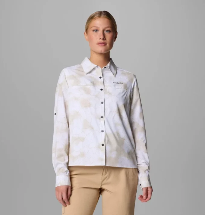 Camisa de manga larga tejida Summit Valley™ para mujer