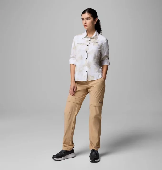 Camisa de manga larga tejida Summit Valley™ para mujer
