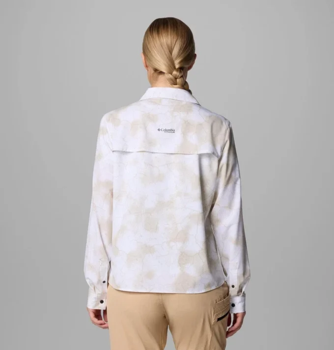 Camisa de manga larga tejida Summit Valley™ para mujer