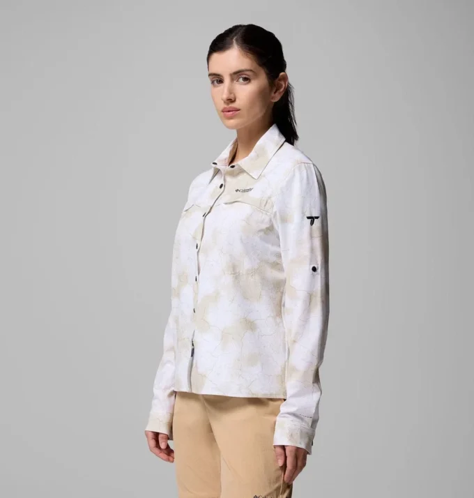 Camisa de manga larga tejida Summit Valley™ para mujer