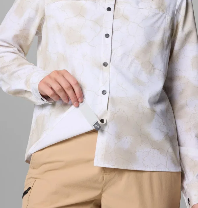 Camisa de manga larga tejida Summit Valley™ para mujer