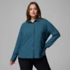 Camisa de manga larga utilitaria Silver Ridge™ para mujer – Talla grande Camisa de manga larga utilitaria Silver Ridge™ para mujer – Talla grande