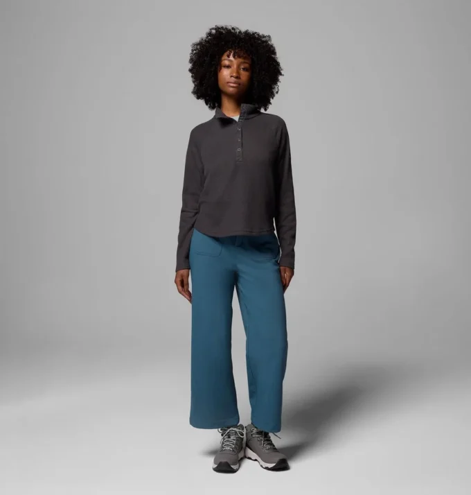Camisa Holly Hideaway™ Waffle Half Snap para mujer