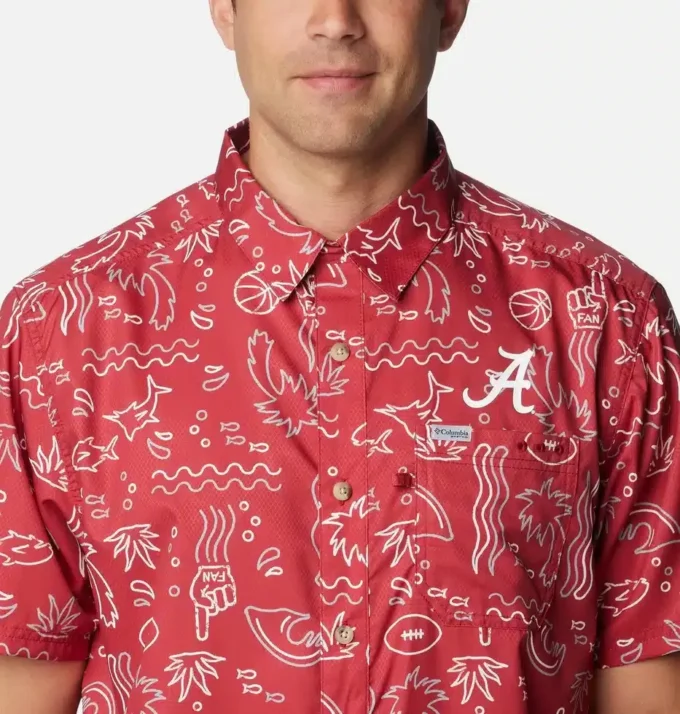 Camisa PFG Super Slack Tide™ para hombre – Alabama