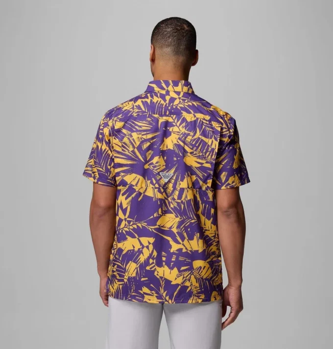 Camisa PFG Super Slack Tide para hombre – LSU