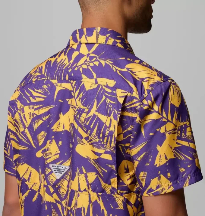 Camisa PFG Super Slack Tide para hombre – LSU