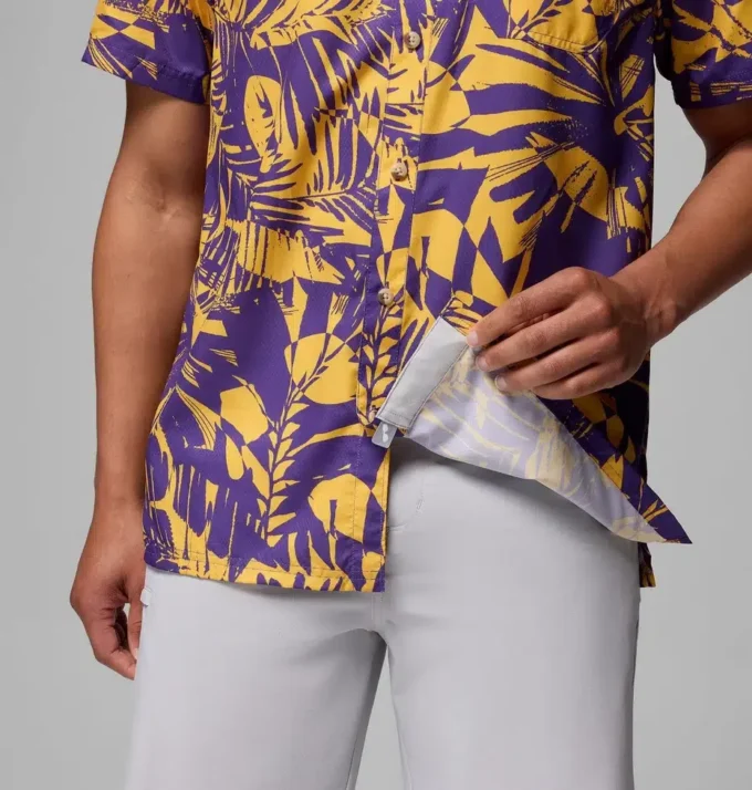 Camisa PFG Super Slack Tide para hombre – LSU