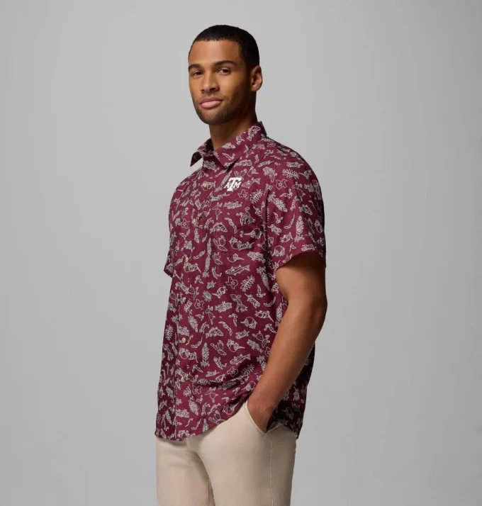 Camisa PFG Super Slack Tide™ para hombre – Texas A&M