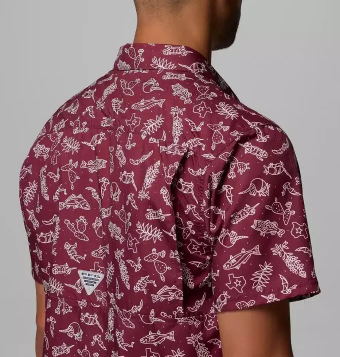 Camisa PFG Super Slack Tide™ para hombre – Texas A&M