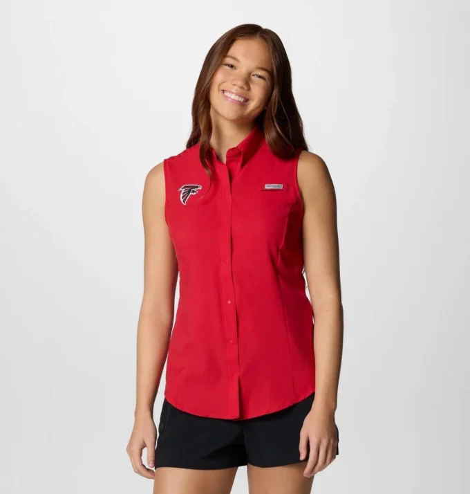 Camisa sin mangas PFG Tamiami™ para mujer – Atlanta Falcons Camisa sin mangas PFG Tamiami™ para mujer – Atlanta Falcons