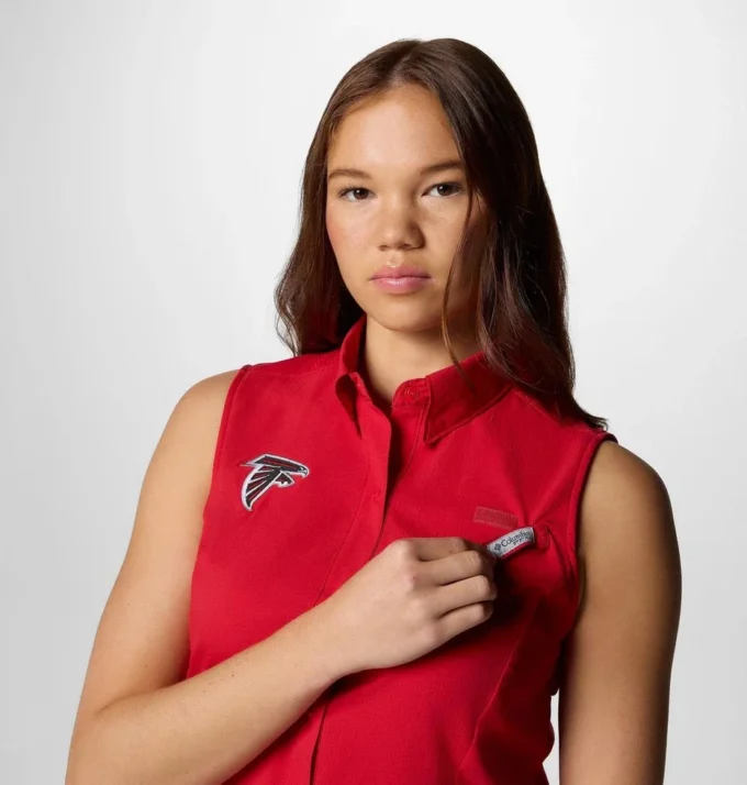 Camisa sin mangas PFG Tamiami™ para mujer – Atlanta Falcons Camisa sin mangas PFG Tamiami™ para mujer – Atlanta Falcons