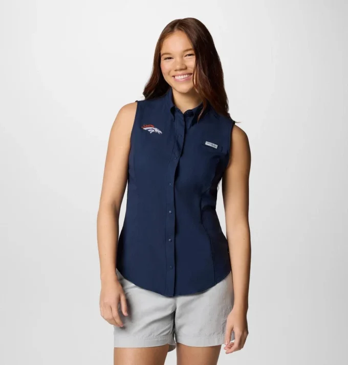 Camisa sin mangas PFG Tamiami™ para mujer – Denver Broncos Camisa sin mangas PFG Tamiami™ para mujer – Denver Broncos