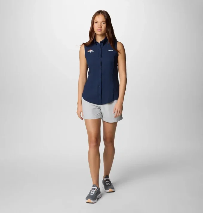 Camisa sin mangas PFG Tamiami™ para mujer – Denver Broncos Camisa sin mangas PFG Tamiami™ para mujer – Denver Broncos
