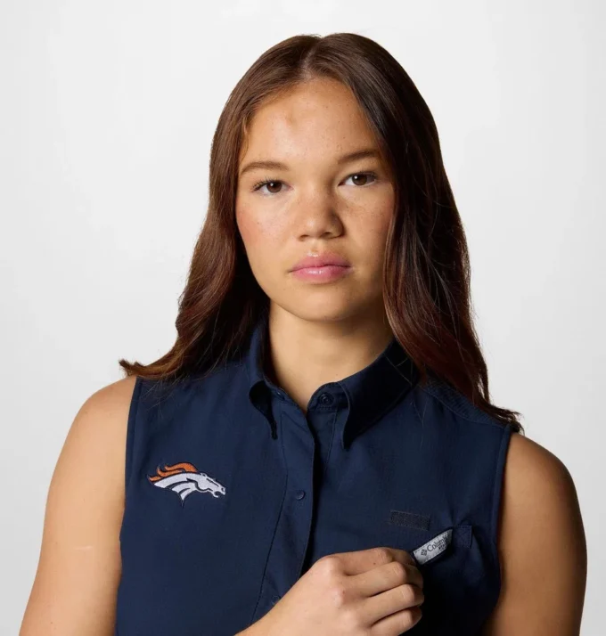 Camisa sin mangas PFG Tamiami™ para mujer – Denver Broncos Camisa sin mangas PFG Tamiami™ para mujer – Denver Broncos