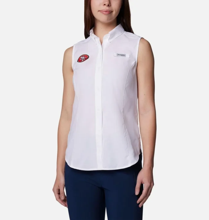 Camisa sin mangas PFG Tamiami™ para mujer – San Francisco 49ers Camisa sin mangas PFG Tamiami™ para mujer – San Francisco 49ers