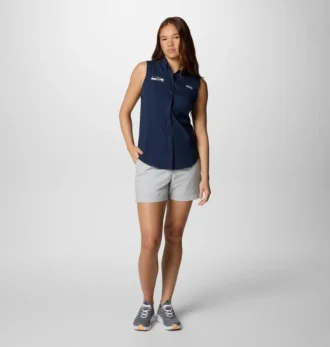 Camisa sin mangas PFG Tamiami™ para mujer – Seattle Seahawks