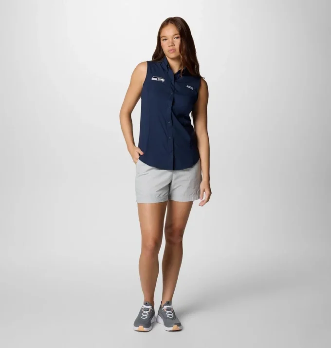 Camisa sin mangas PFG Tamiami™ para mujer – Seattle Seahawks Camisa sin mangas PFG Tamiami™ para mujer – Seattle Seahawks