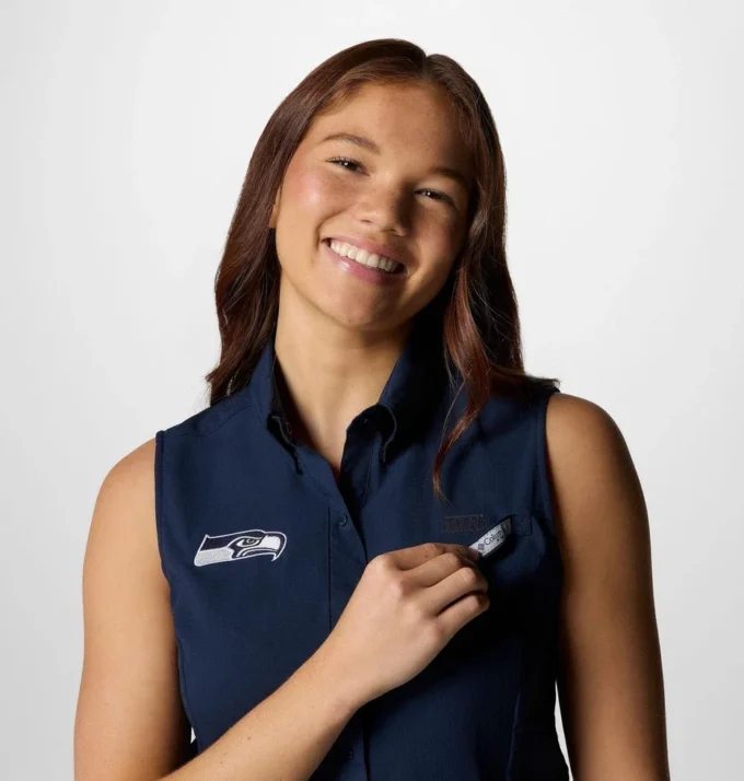 Camisa sin mangas PFG Tamiami™ para mujer – Seattle Seahawks Camisa sin mangas PFG Tamiami™ para mujer – Seattle Seahawks