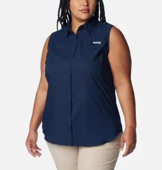Camisa sin mangas PFG Tamiami™ para mujer – Tallas grandes