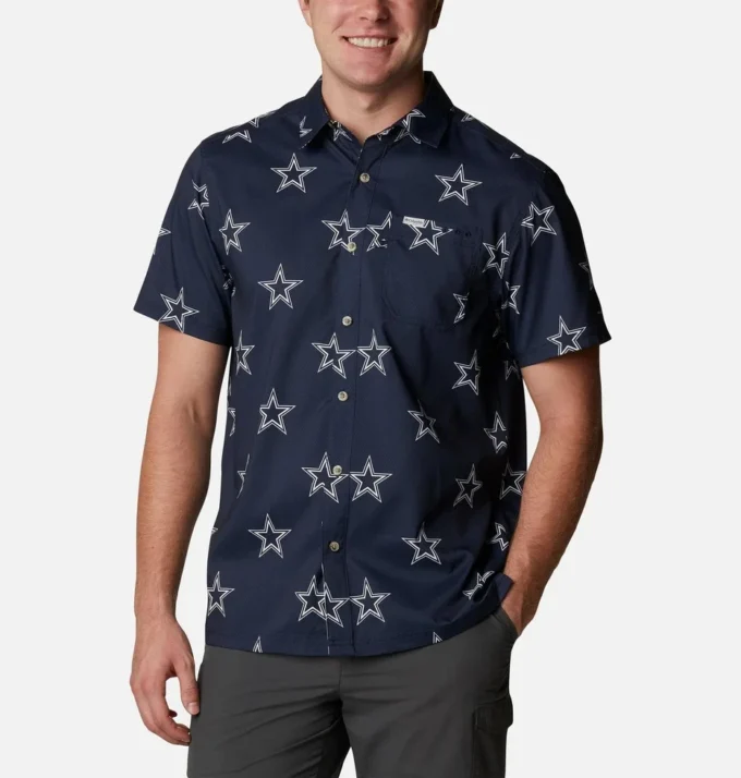Camisa Super Slack Tide PFG para hombre de los Dallas Cowboys