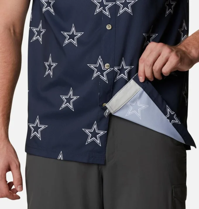 Camisa Super Slack Tide PFG para hombre de los Dallas Cowboys