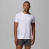 Camiseta de algodón elástico para hombre, paquete de 3