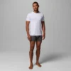 Camiseta de algodón elástico para hombre, paquete de 3