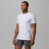 Camiseta de algodón elástico para hombre, paquete de 3